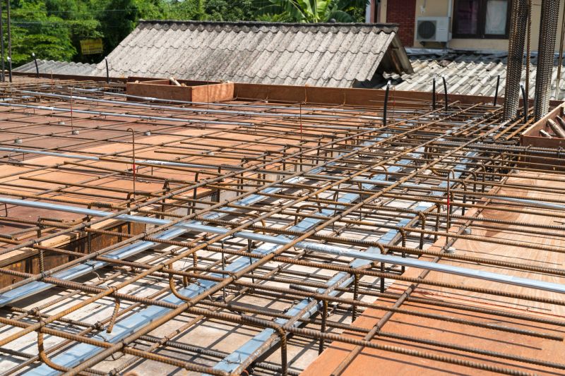 Concrete Pouring with Tensioning Equipment